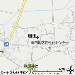 宮崎県東諸県郡国富町嵐田1939周辺の地図