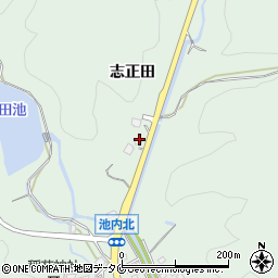 宮崎県宮崎市池内町志正田周辺の地図