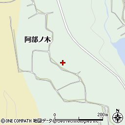 宮崎県宮崎市池内町（阿部ノ木）周辺の地図
