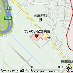 けいめい記念病院（慶明会）周辺の地図