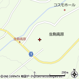 生駒高原周辺の地図