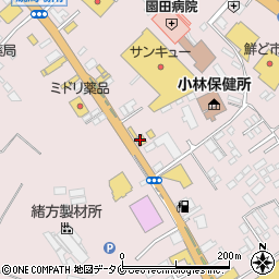 宮崎トヨペット　小林店周辺の地図