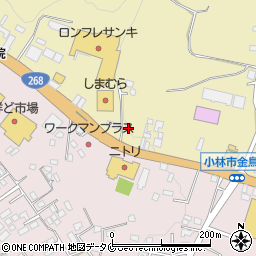 宮崎県小林市水流迫229-13周辺の地図