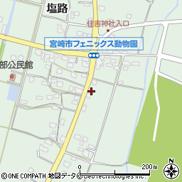 宮崎県宮崎市塩路2900周辺の地図