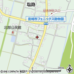 宮崎県宮崎市塩路2529周辺の地図