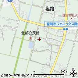宮崎県宮崎市塩路2539周辺の地図