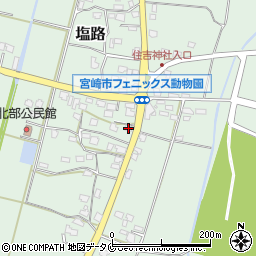 宮崎県宮崎市塩路2528-3周辺の地図