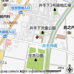 宮崎市住吉地域センター周辺の地図