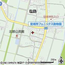 宮崎県宮崎市塩路2523周辺の地図