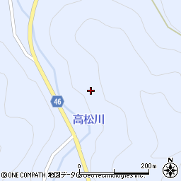 阿久根東郷線周辺の地図