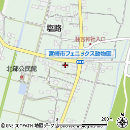 宮崎県宮崎市塩路2498周辺の地図