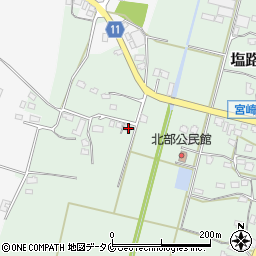 宮崎県宮崎市塩路1581周辺の地図