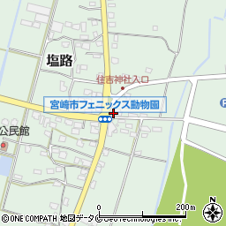 宮崎県宮崎市塩路2908-10周辺の地図