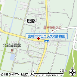 宮崎県宮崎市塩路2493周辺の地図