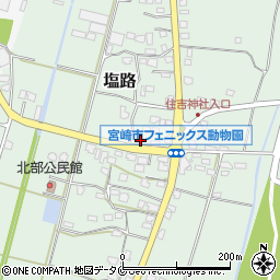 宮崎県宮崎市塩路2492周辺の地図