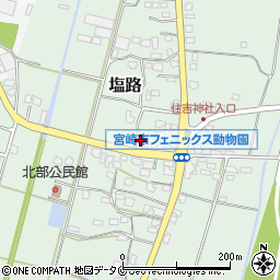 宮崎県宮崎市塩路2491周辺の地図