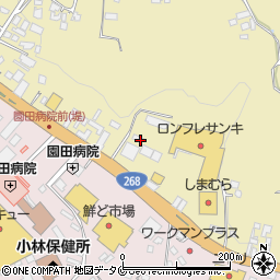 宮崎県小林市水流迫239周辺の地図