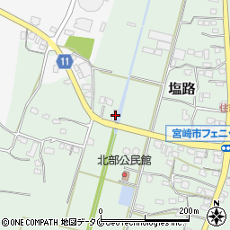 宮崎県宮崎市塩路948周辺の地図