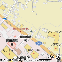宮崎県小林市水流迫245-4周辺の地図