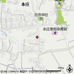 宮崎県東諸県郡国富町本庄2501周辺の地図
