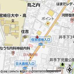 ウィビー　車検パーク周辺の地図