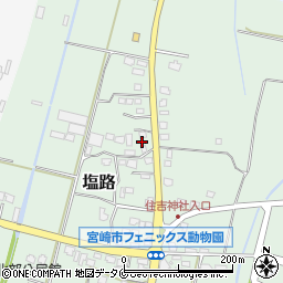 宮崎県宮崎市塩路2429周辺の地図