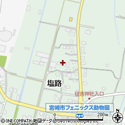 宮崎県宮崎市塩路2428周辺の地図