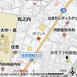ポイント宮崎住吉店周辺の地図