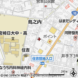 北村塾　住吉本校周辺の地図