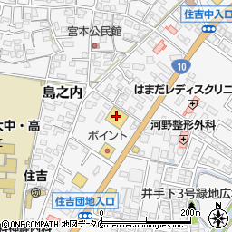 マルミヤストア住吉店周辺の地図