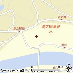 湯之元橋周辺の地図
