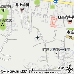 宮崎県東諸県郡国富町本庄2638-3周辺の地図