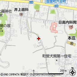 宮崎県東諸県郡国富町本庄2638-2周辺の地図