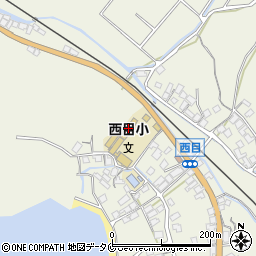 阿久根市立西目小学校周辺の地図