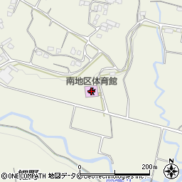 小林市南地区体育館周辺の地図