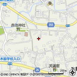 宮崎県東諸県郡国富町木脇周辺の地図