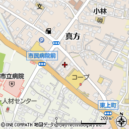 宮崎県小林市真方458周辺の地図