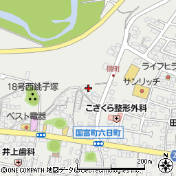 宮崎県東諸県郡国富町本庄4615-5周辺の地図