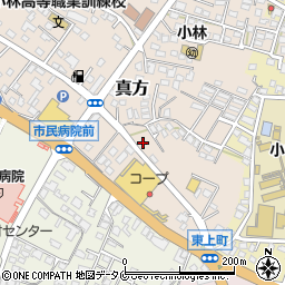 宮崎県小林市真方457周辺の地図