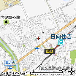 宮崎中央農業協同組合　宮崎統括支店住吉支店周辺の地図