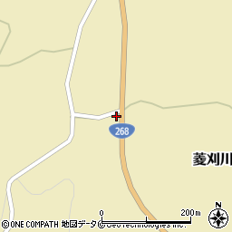 鹿児島県伊佐市菱刈川北1954周辺の地図