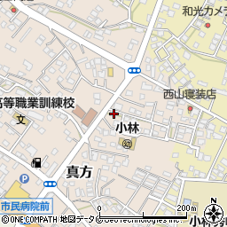 宮崎県小林市真方489周辺の地図