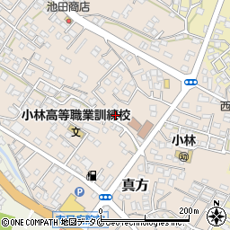 宮崎県小林市真方442周辺の地図