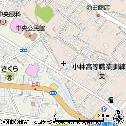 宮崎県小林市真方421周辺の地図