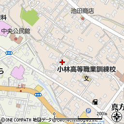 宮崎県小林市真方424周辺の地図