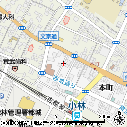 ひかりやブティック店周辺の地図