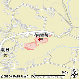 内村病院周辺の地図