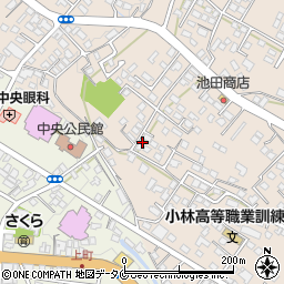 宮崎県小林市真方516-1周辺の地図