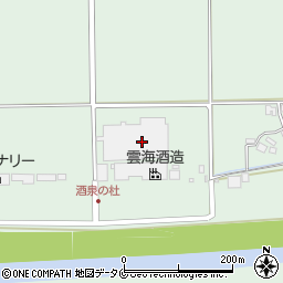 綾自然蔵見学館周辺の地図