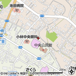 宮崎県小林市真方2周辺の地図